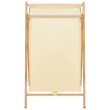 VIDAXL Pralnia koszyk 42x41x64 cm Cedar Wood and Dust Beige