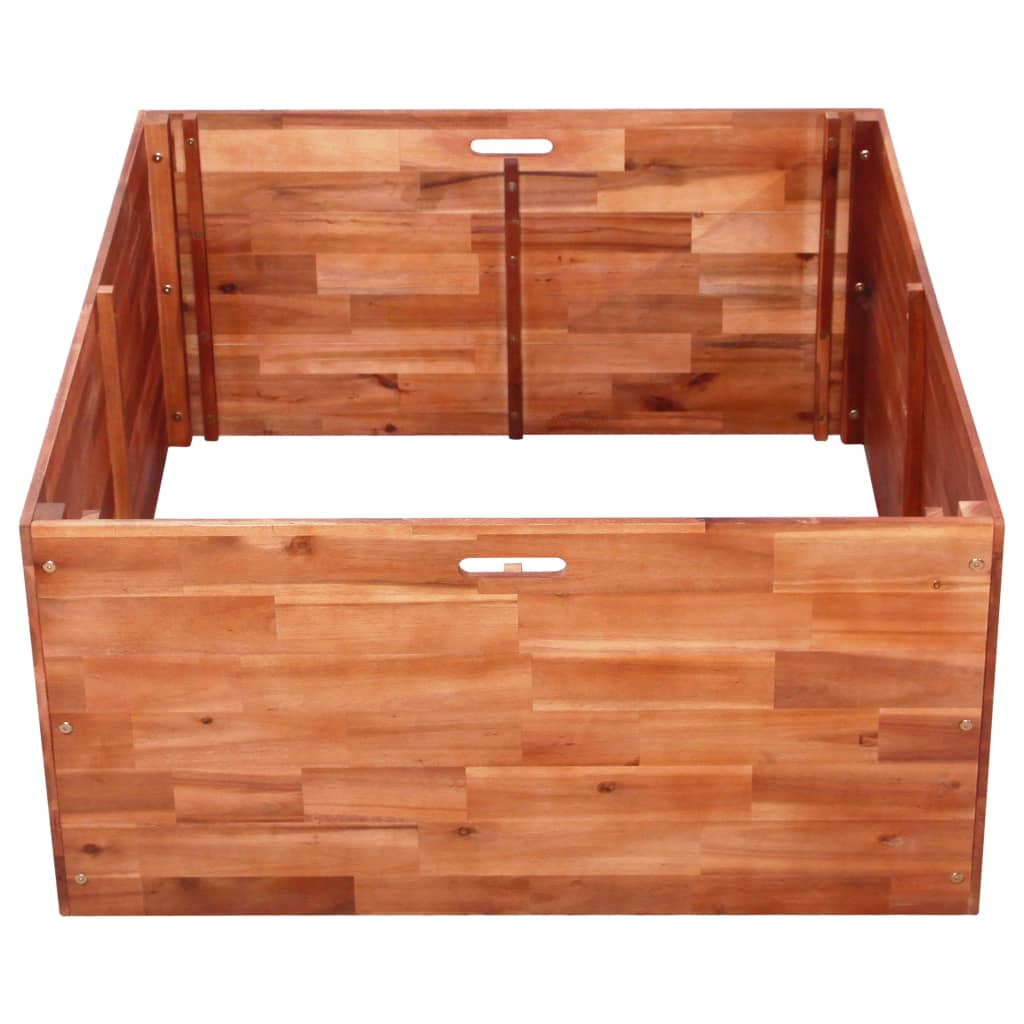 Vidaxl Planning Box hevet 100x100x50 cm Acacia Wood