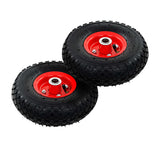 Vidaxl hand truck wheels 2 pcs 3.00-4 (245x82) rubber