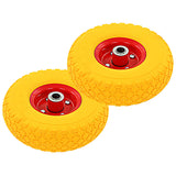 Vidaxl Hand Truck Wheels 4 PCS 3.00-4 (245x82) Solid PU