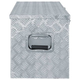 Vidaxl Aluminium Box 110.5x38.5x40 cm srebrny kolor