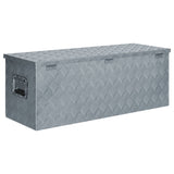 Vidaxl Aluminium Box 110.5x38.5x40 cm srebrny kolor