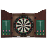 Vidaxl dartboard profesjonell med skap og 6 dart sisal