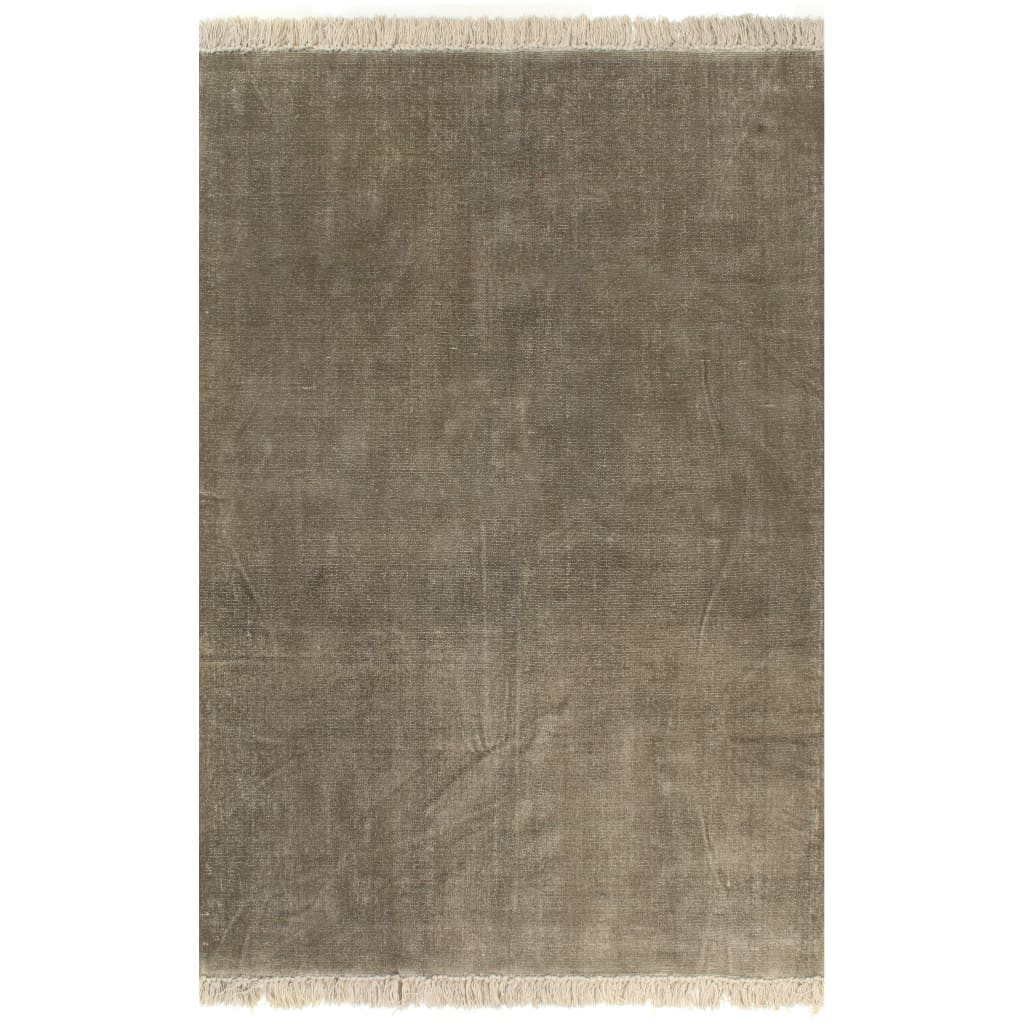 Vidaxl kelim koberec 120x180 cm bavlna taupe