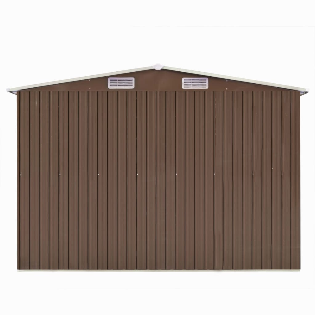 Vidaxl Garden Shed 257x298x178 cm metalbrun