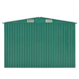 Vidaxl Garden Shed 257x489x181 cm metalgrøn