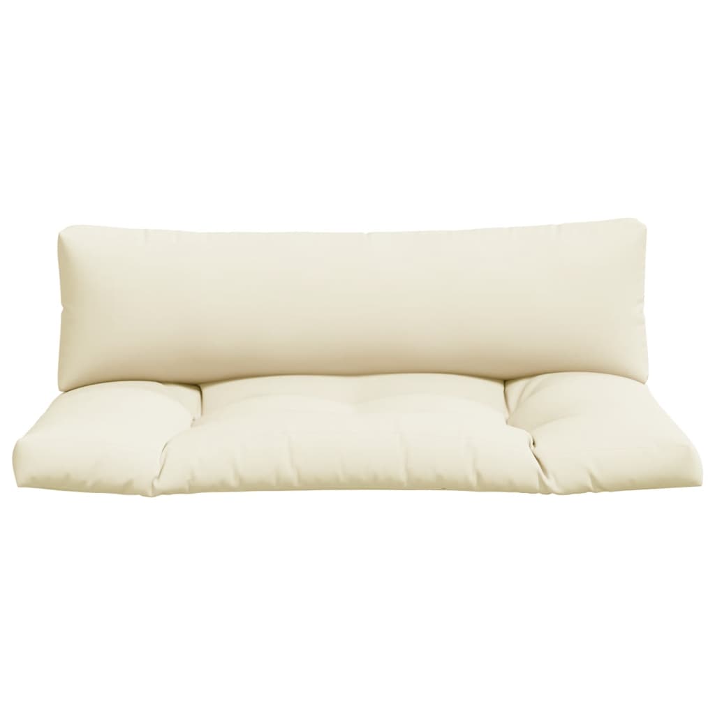 Vidaxl Pallet cushions 2 st fabric sand -colored