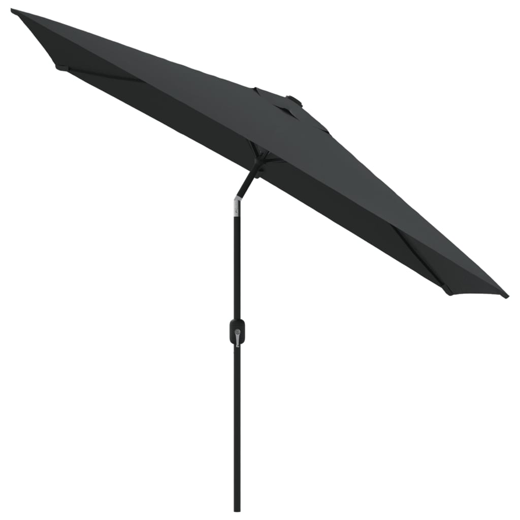 Vidaxl -parasol med metallstang 300x200 cm Antracitt