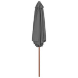 Vidaxl -parasol med trepol 270 cm Antracitt