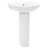 Vidaxl Washbasin na stóp odłączony 520x440x190 mm ceramiczny biały