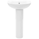 Vidaxl Washbasin en el pie separado 520x440x190 mm de cerámica blanca