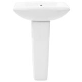 Vidaxl Washbasin na noze oddělený 580x470x200 mm keramická bílá