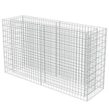 Vidaxl Gabion Planter surélevé 180x50x100 cm en acier galvanisé