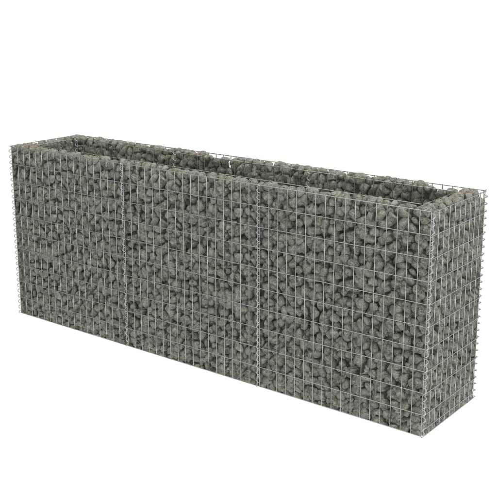 Plaopanice Vidaxl Gabion zvedla 270x50x100 cm galvanizovaná ocel