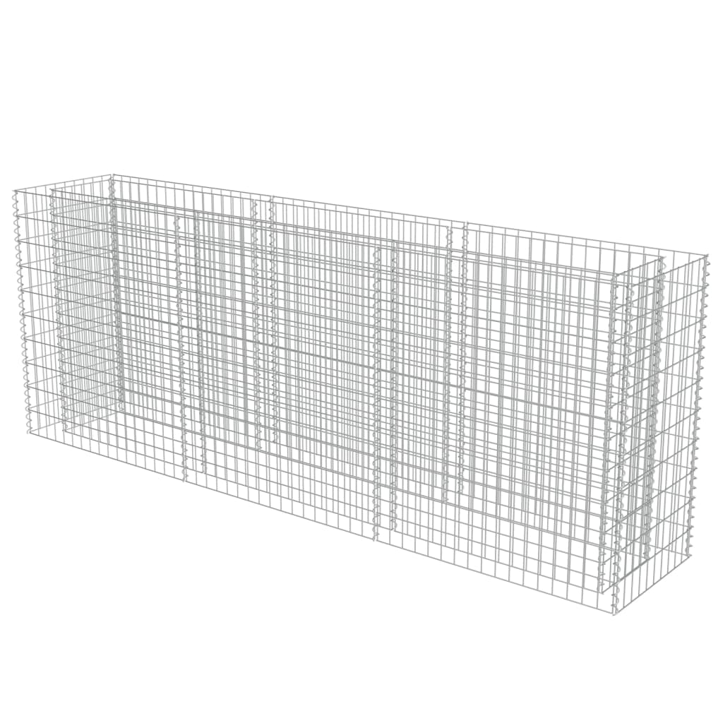 Plaopanice Vidaxl Gabion zvedla 270x50x100 cm galvanizovaná ocel