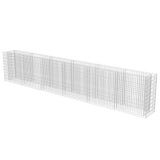 Plánovací krabice Vidaxl Gabion zvedla 540x50x100 cm galvanizovaná ocel