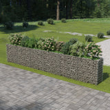 Plánovací krabice Vidaxl Gabion zvedla 540x50x100 cm galvanizovaná ocel