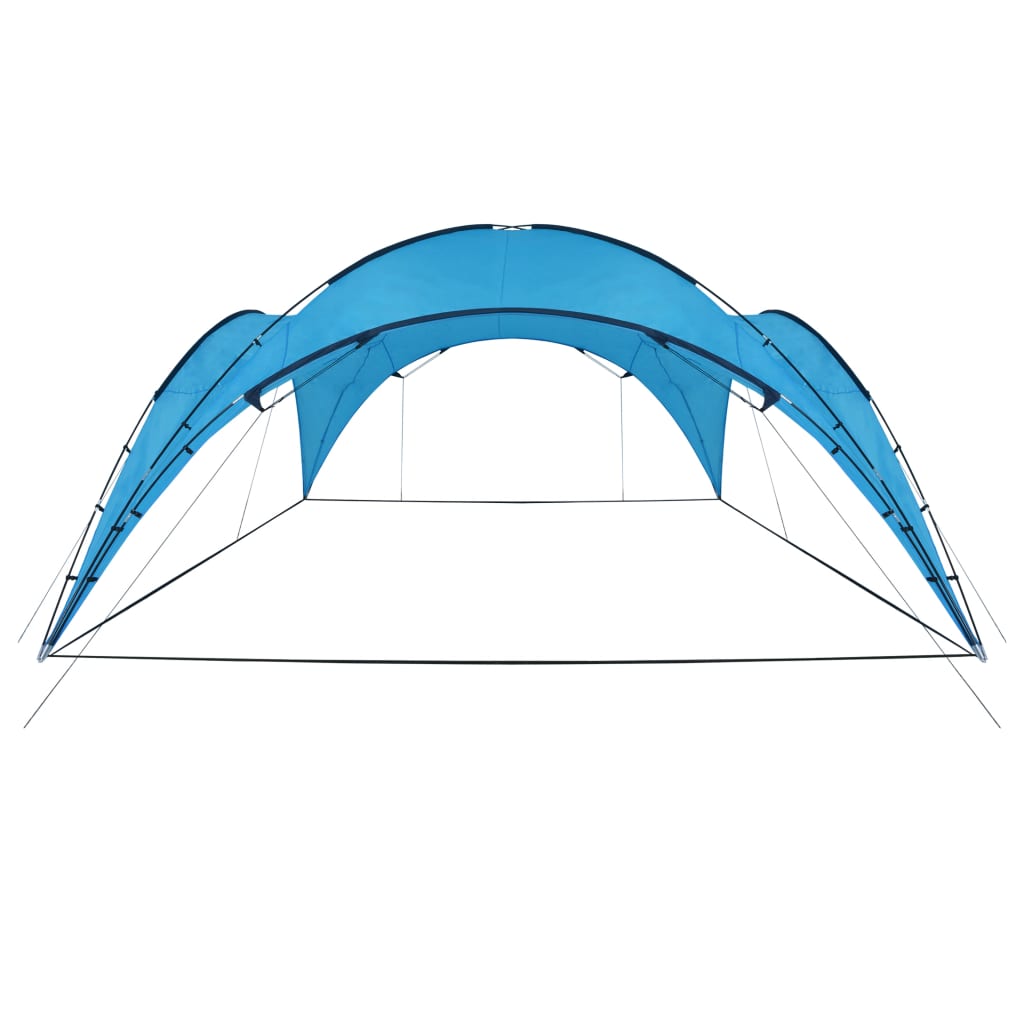 Vidaxl PartyTent Boog 450x450x265 cm azul claro