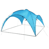 Vidaxl PartyTent Boog 450x450x265 cm azul claro