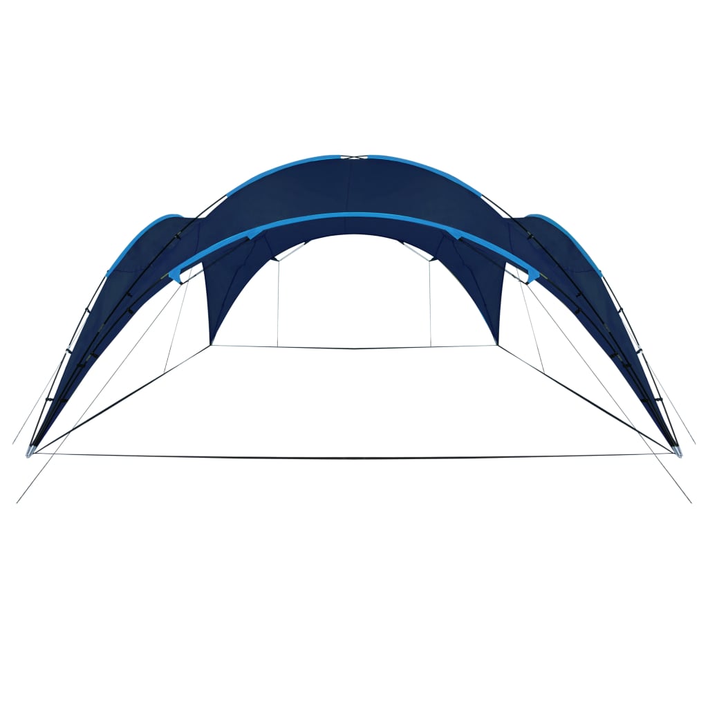 Vidaxl Partytent Boog 450X450X265 cm donkelblo