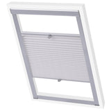 Vidaxl Roller Blind Plissed White CK02