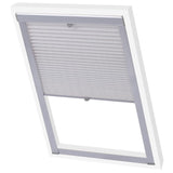 Vidaxl Roller Blind Plissed White CK02