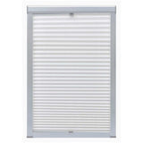 Vidaxl Roller Blind Plissed White CK02