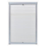 Vidaxl Roller Blind Plissed White FK06