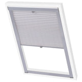 Vidaxl Roller Blind Plissed White MK06