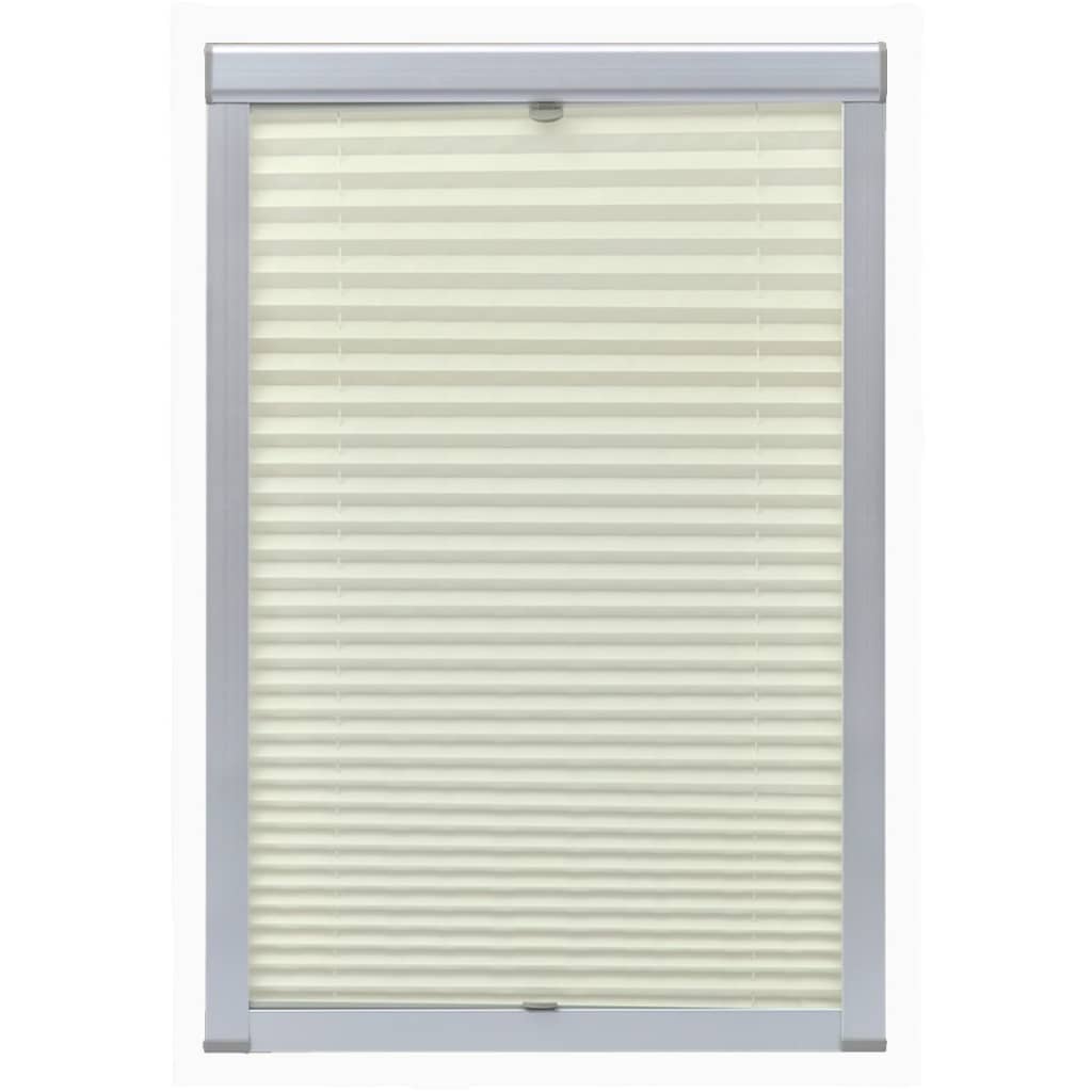 Vidaxl Roller Blind Plissed Cream CK02