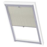 Vidaxl Roller Blind Plissed Cream CK04