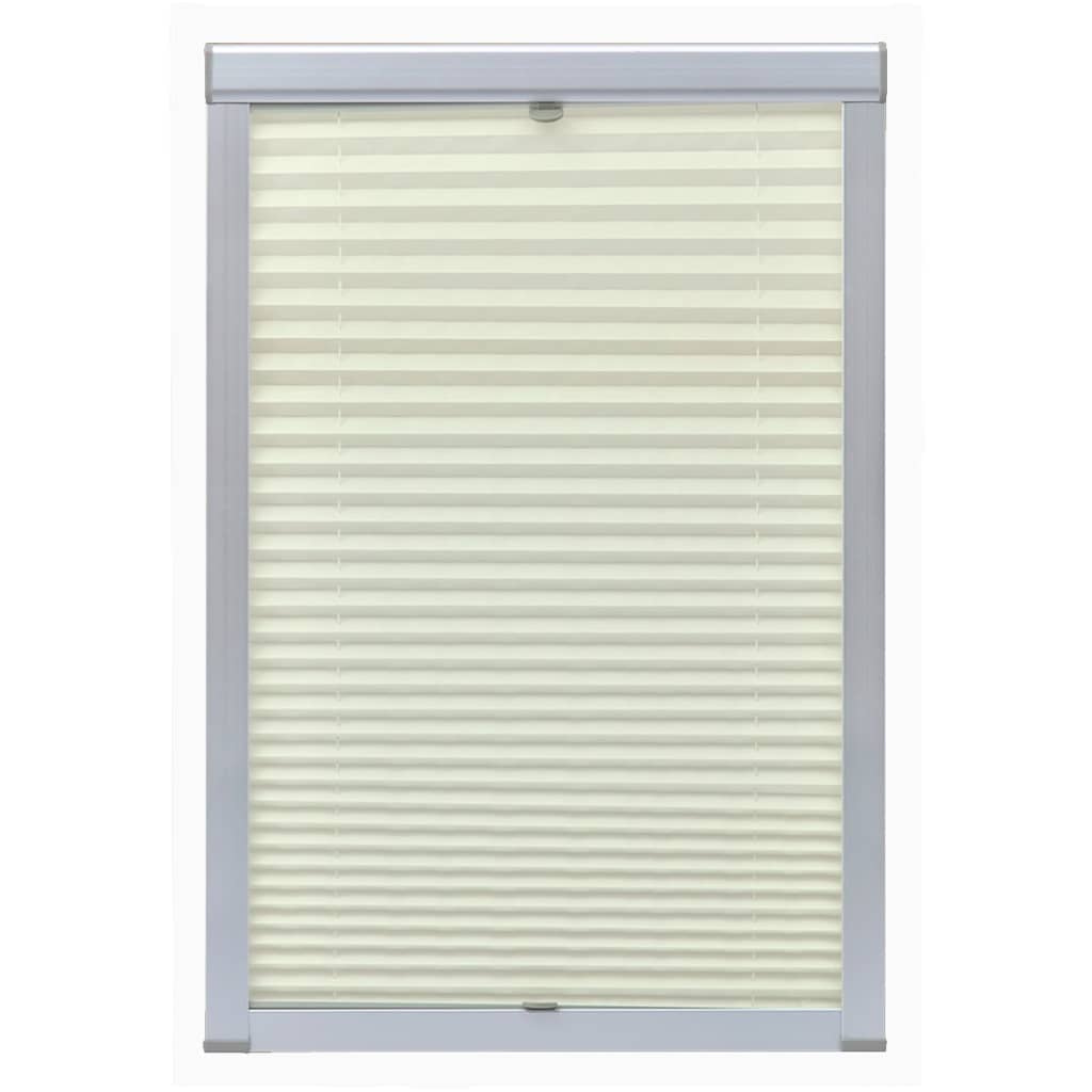 Vidaxl Roller Blind Plissed Cream CK04