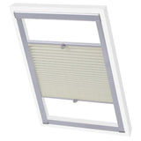 Vidaxl Roller Blind Plissed Cream MK06