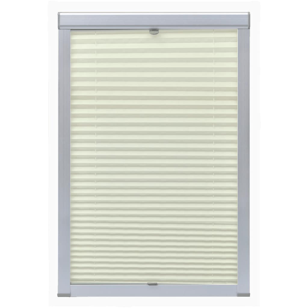 Vidaxl Roller Blind Plissed Cream SK08