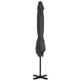 Vidaxl Floating parasol with aluminum pole 250x250 cm anthracite -colored