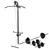 Vidaxl Power Tower for veggen med Dumbell Set 30,5 kg