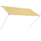 Vidaxl Luifel Extendible 200x150 cm amarillo y blanco