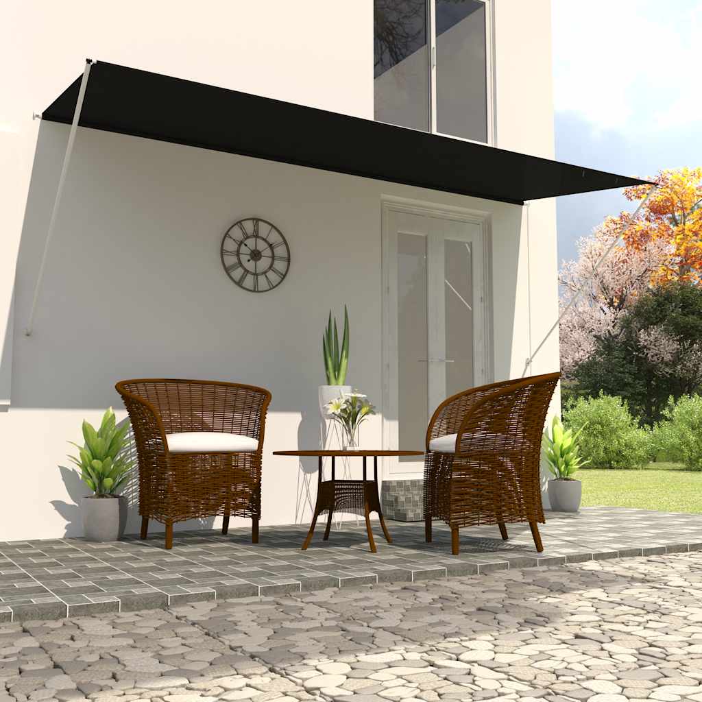 Vidaxl Luifel Extendable 400x150 cm Anthracite