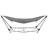 Hammock Vidaxl con grigio standard pieghevole