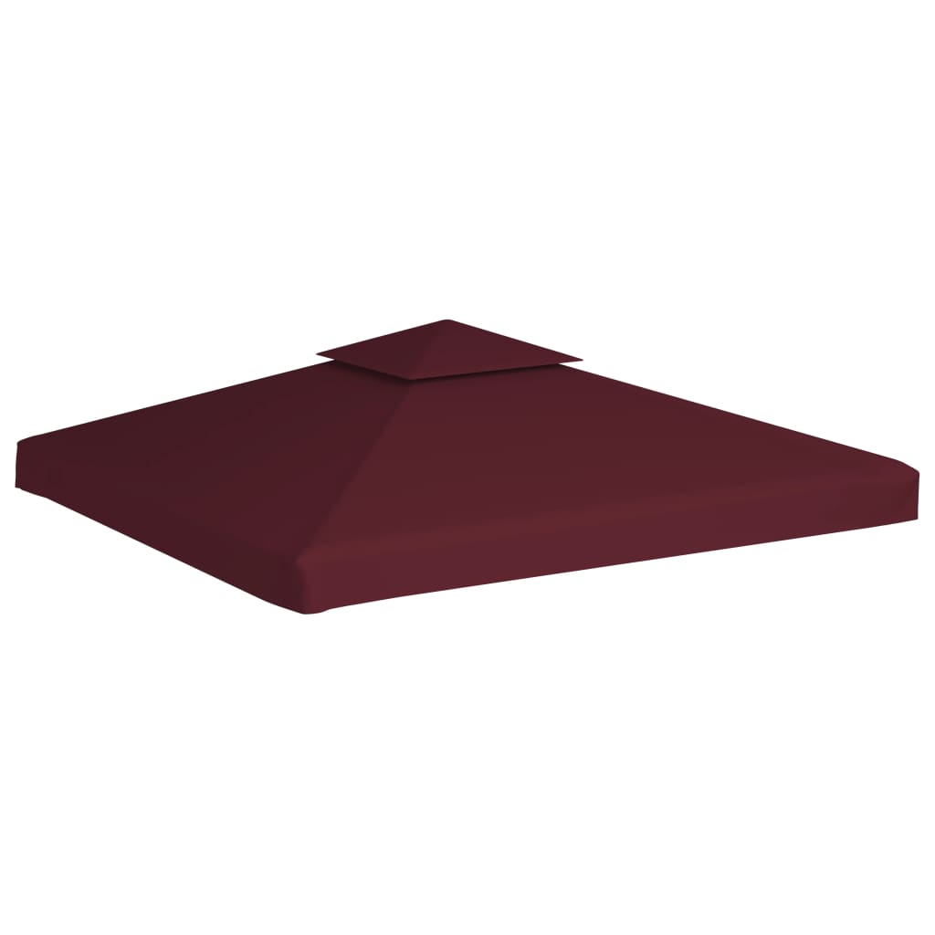 Vidaxl Prieverkak 2-sloj 3x3m 310 g m² Bordeaux