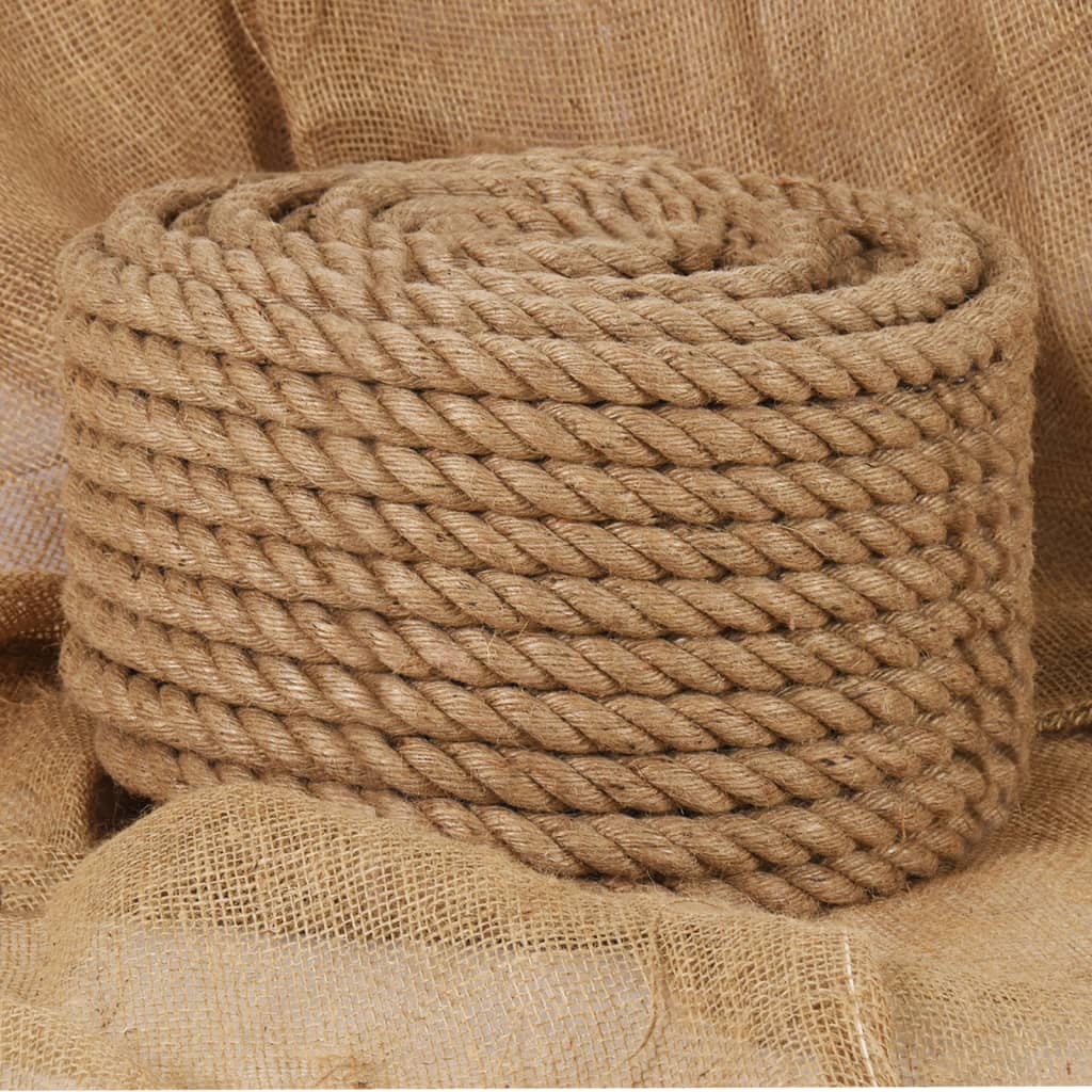 Vidaxl rope 20 mm 100 m 100% jute