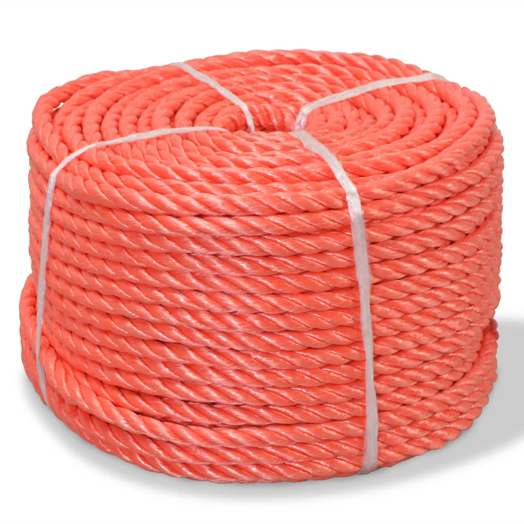 Vidaxl Rope gouf 6 mm 500 m Polropylen orange