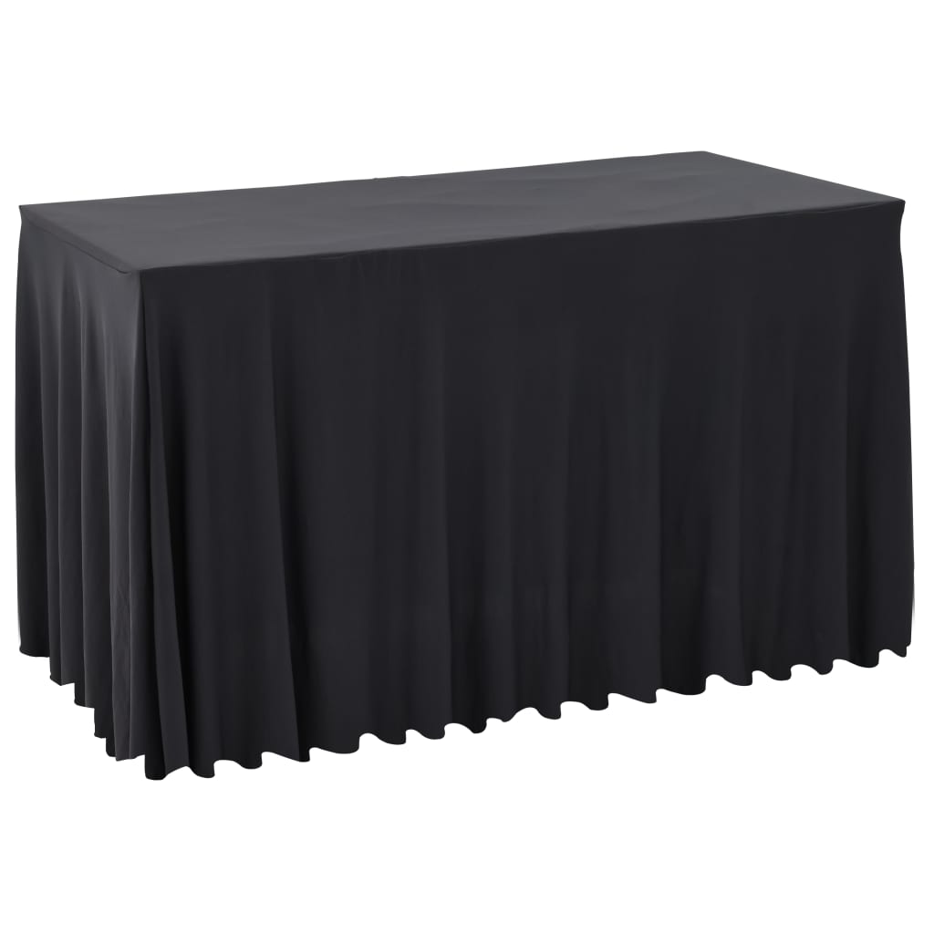 Vidaxl tablete 2 St z raztezanjem krila 243x76x74 cm antracit -barvi