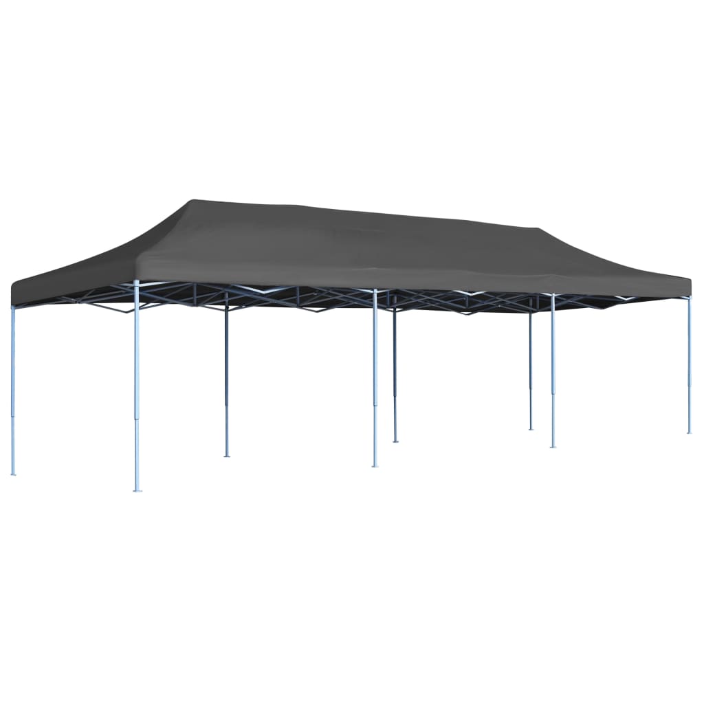 Vidaxl folding tent pop-up 3x9 m anthracite