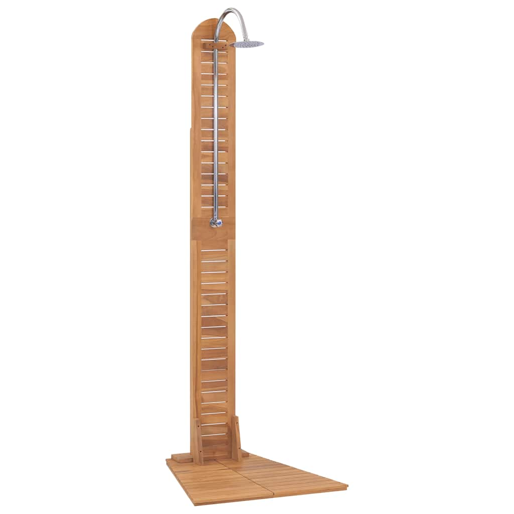 Vidaxl Douche extérieure 70x75x204 cm en bois de teck solide