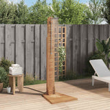 Vidaxl outdoor shower 70x75x204 cm solid teak wood