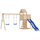 Vidaxl Swing Sedits 2 St con pietre rampicanti in polietilene blu