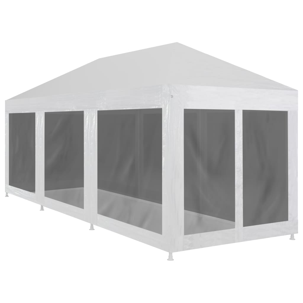 Vidaxl Party Tent med 8 netting sidevegger 9x3 m