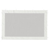 Vidaxl Tent Walls 2 St Gauze blanc et noir