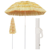 Vidaxl Strandparasol Hawaii Stil 180 cm Natural